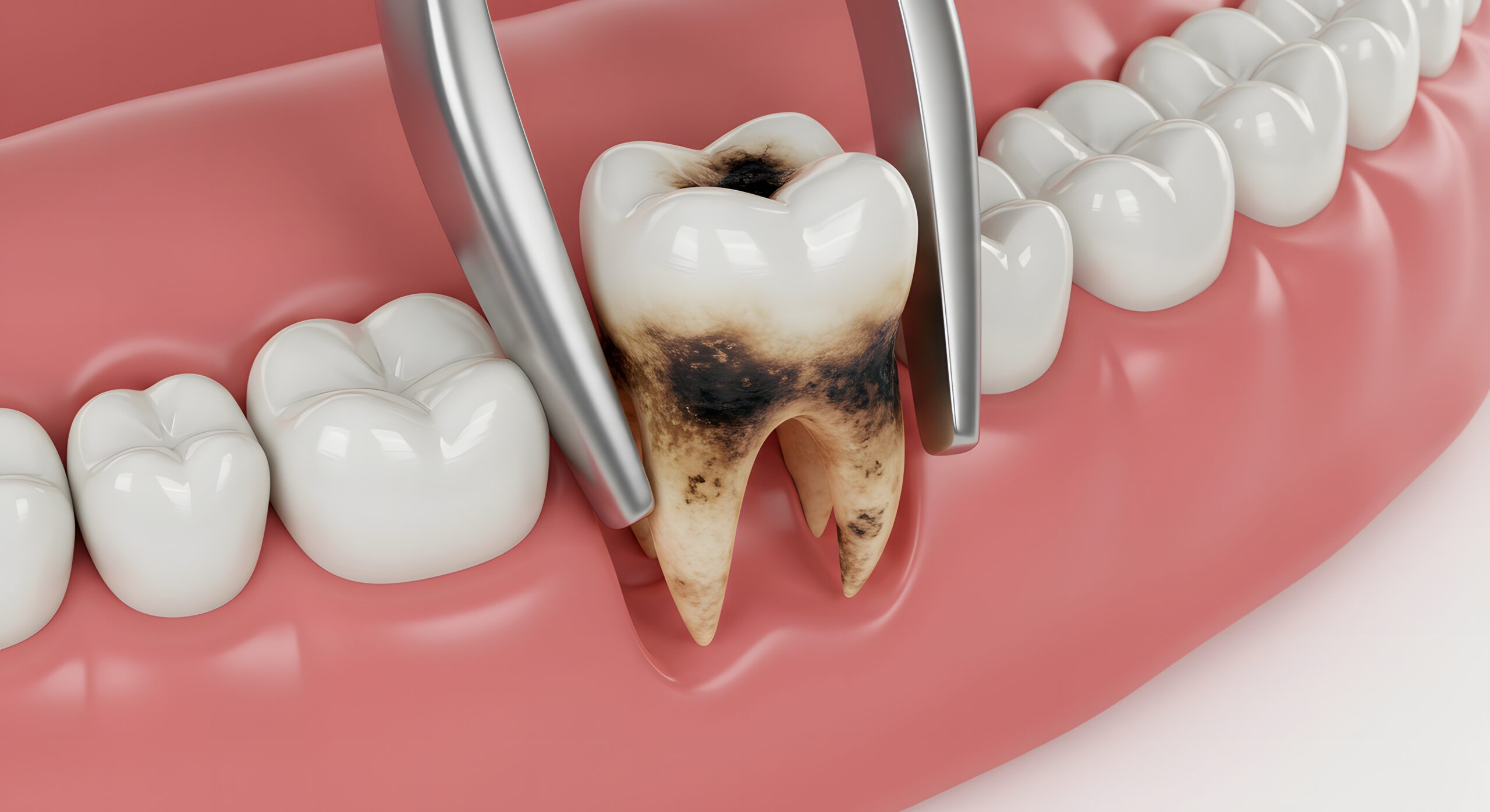 Extraction dentaire simple réalisée sous anesthésie locale à Apolline Dental Care à Corbeil-Essonnes