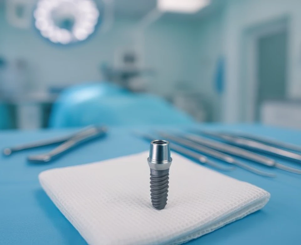 Bloc opératoire dédié à la pose d’implants dentaires à Apolline Dental Care à Corbeil-Essonnes